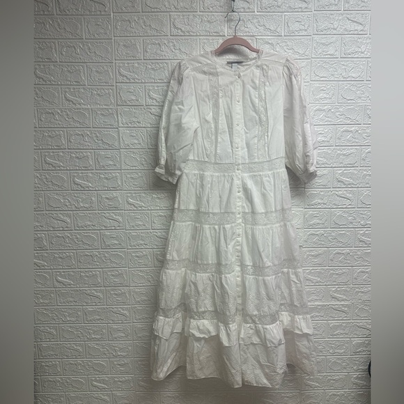 LoveShackFancy Dresses & Skirts - Loveshackfancy dress white never worn size 10